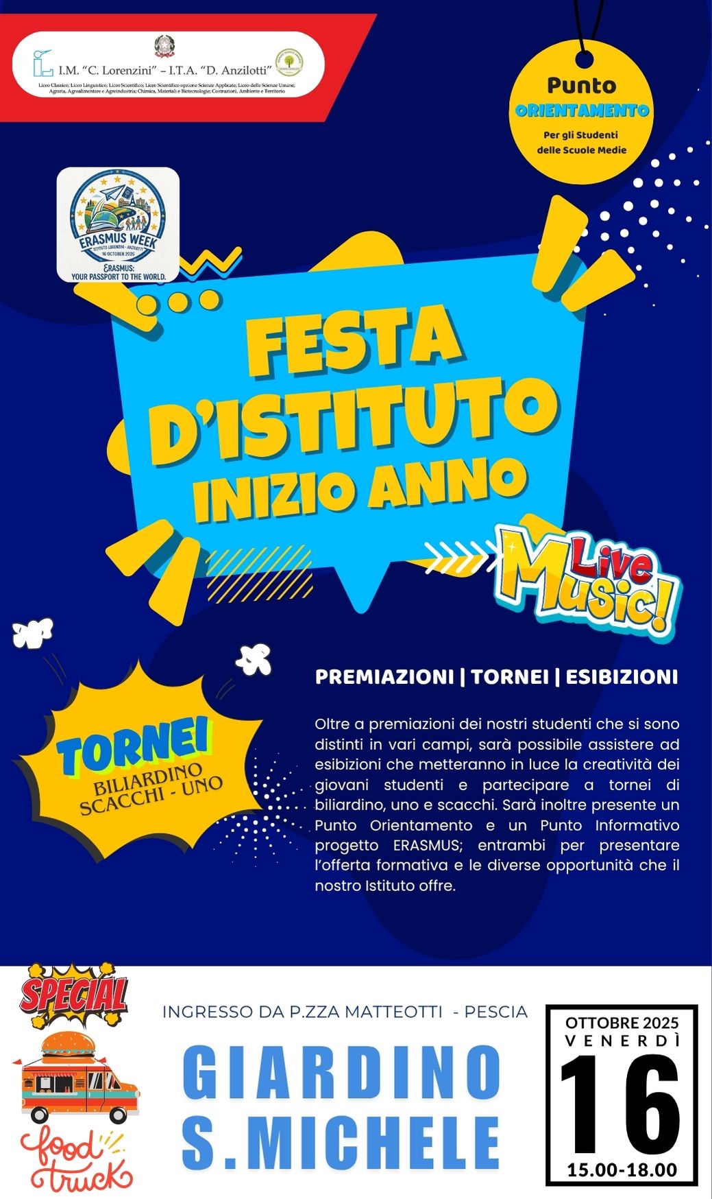 Festa di Istituto Inizio Anno